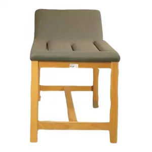 Camilla de Madera Acanalada para Fisioterapia y Electroterapia